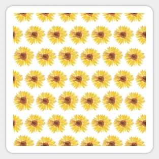 sunflowers watercolour Sticker